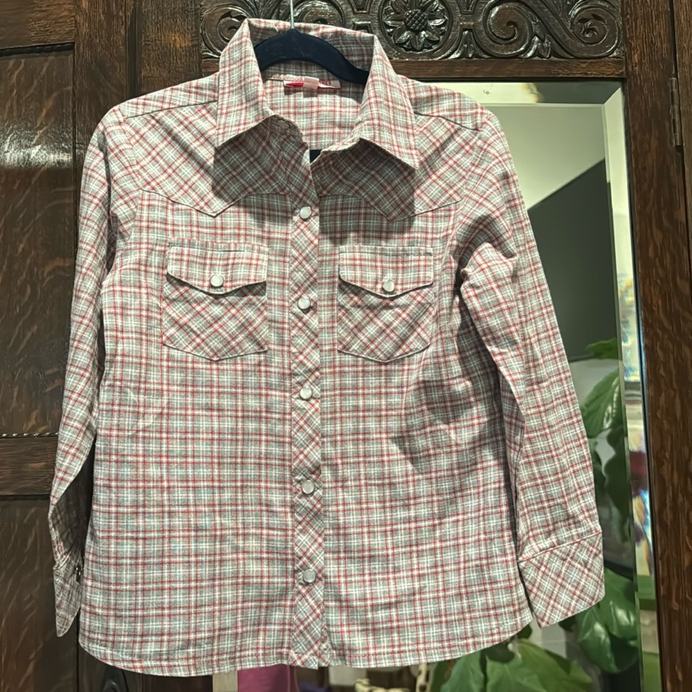 Super soft western style kids shirt
